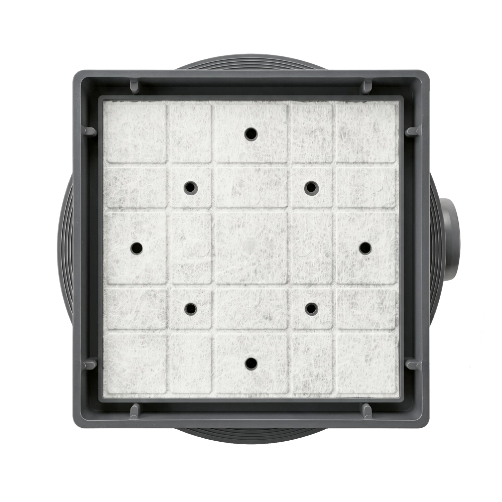 Трап Bettoserb 15x15 Симпли Пёрфект (Simply Perfect) мульти-сифон - горизонтальный выпуск